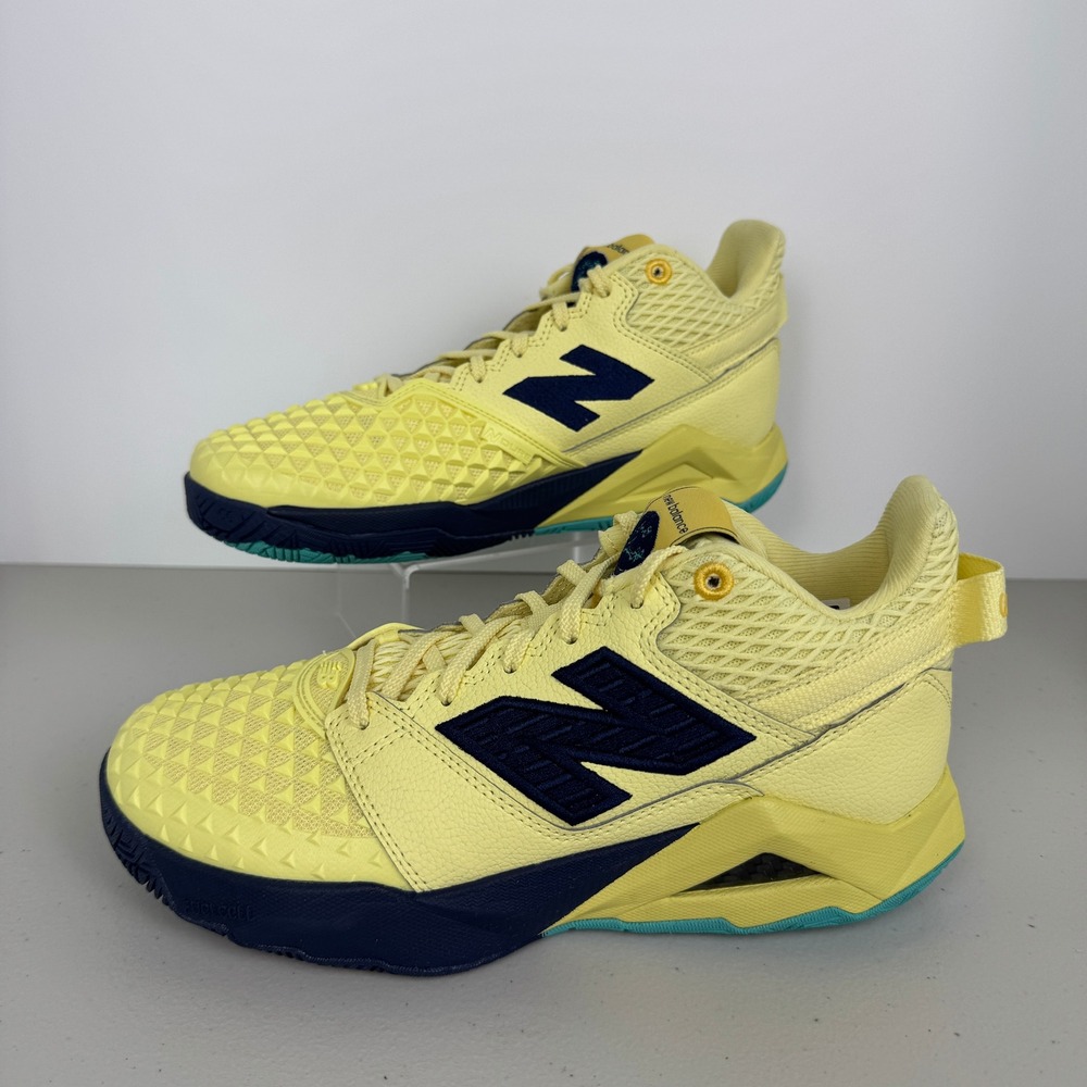 New Balance Coco CG2 Tennis Shoes Yellow Navy WCHCOCI2 Womens 7.5 Wide Gauff